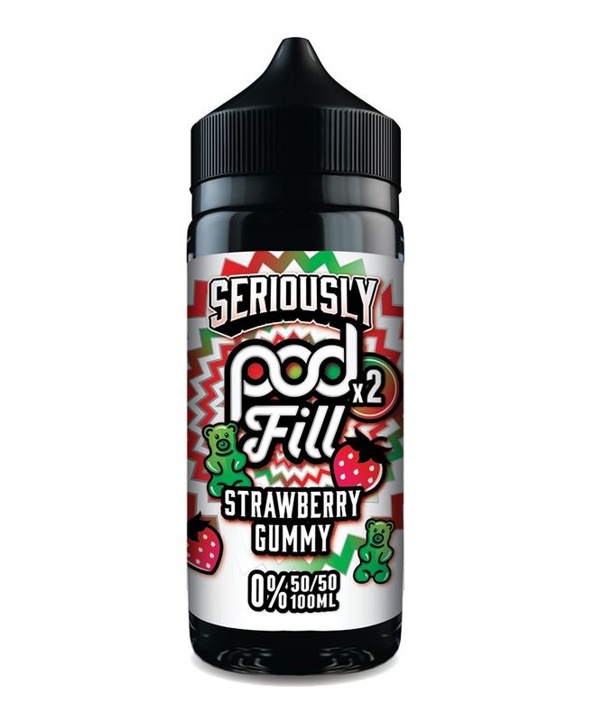 Seriously Pod Fill X2 50/50 Strawberry Gummy