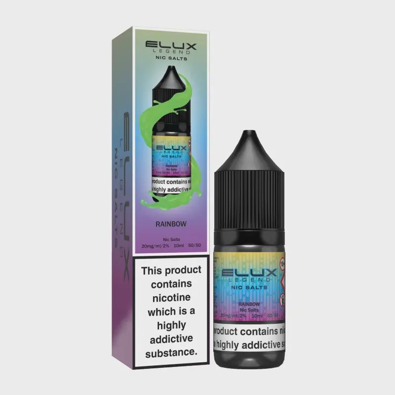 Elux Legend Rainbow Nic Salt, Strength: 10MG