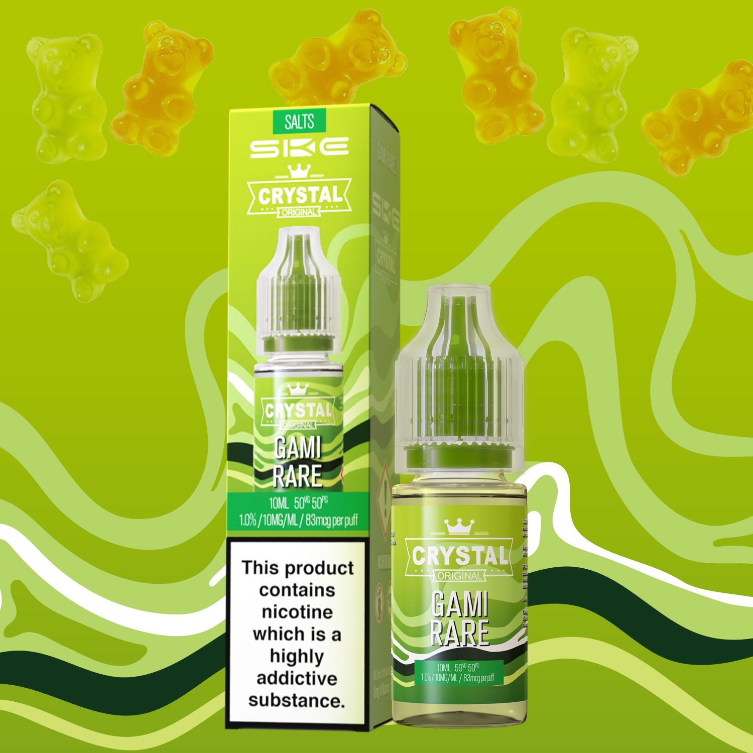 SKE Crystal Nic Salt Gami-Rare, Strength: 10MG