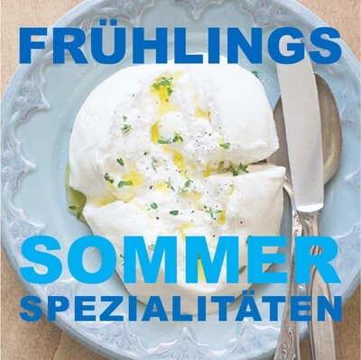 Frühling- und Sommer Spezialitäten