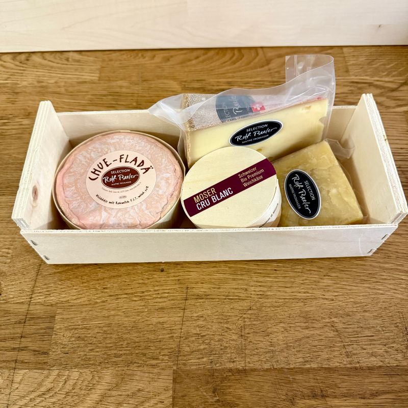 Schweizer Käse Geschenkbox