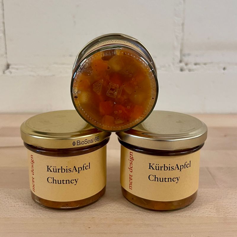 Kürbis Apfel Chutney 