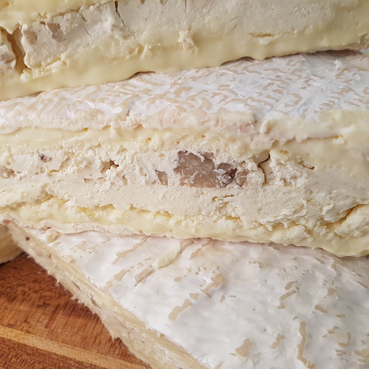 Brie de Meaux mit Marroni- Grappa- Crème
