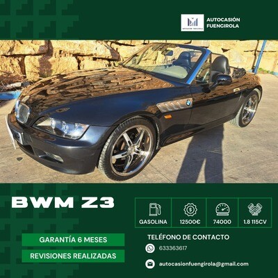 ​BMW Z3 1.8 GASOLINA