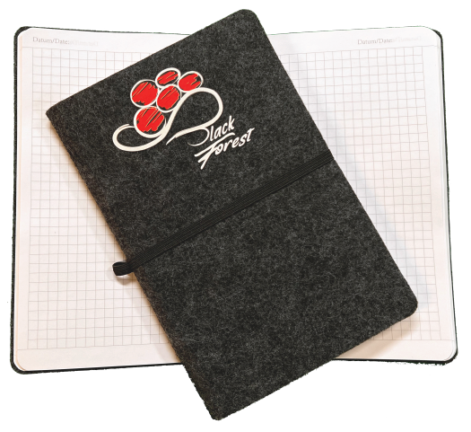 Notizbuch Filz A5