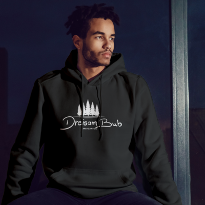 Hoodie Unisex,  Black/White