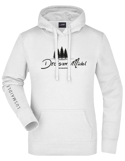 Ladies Hoodie Sweat White