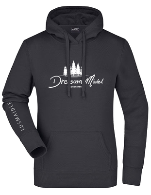 Ladies Hoodie Sweat Black