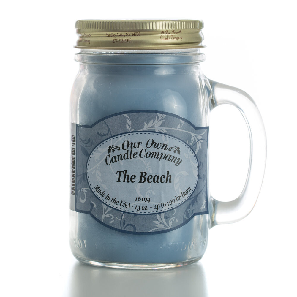 The Beach 13 Oz. Mason Jar 