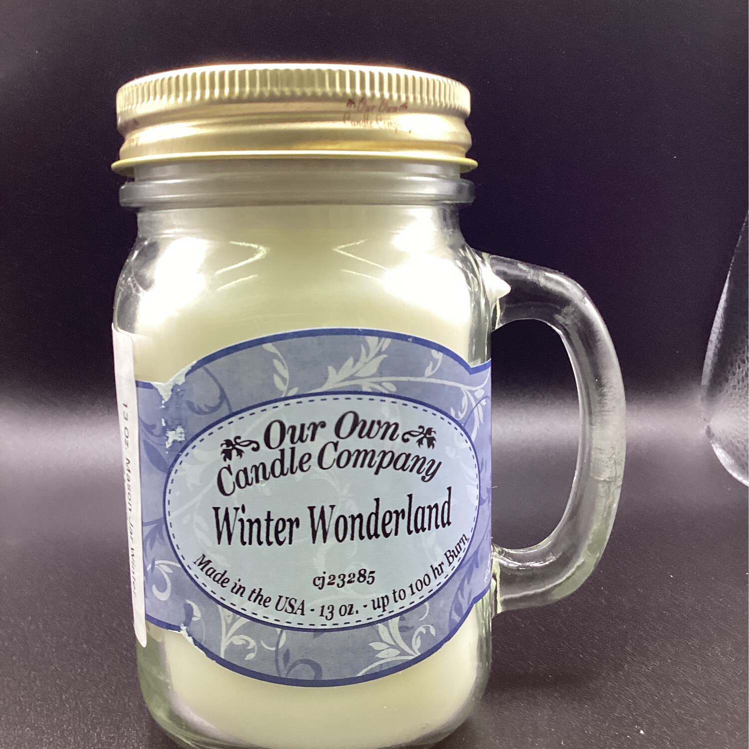 Winter Wonderland 13 Oz. Mason Jar
