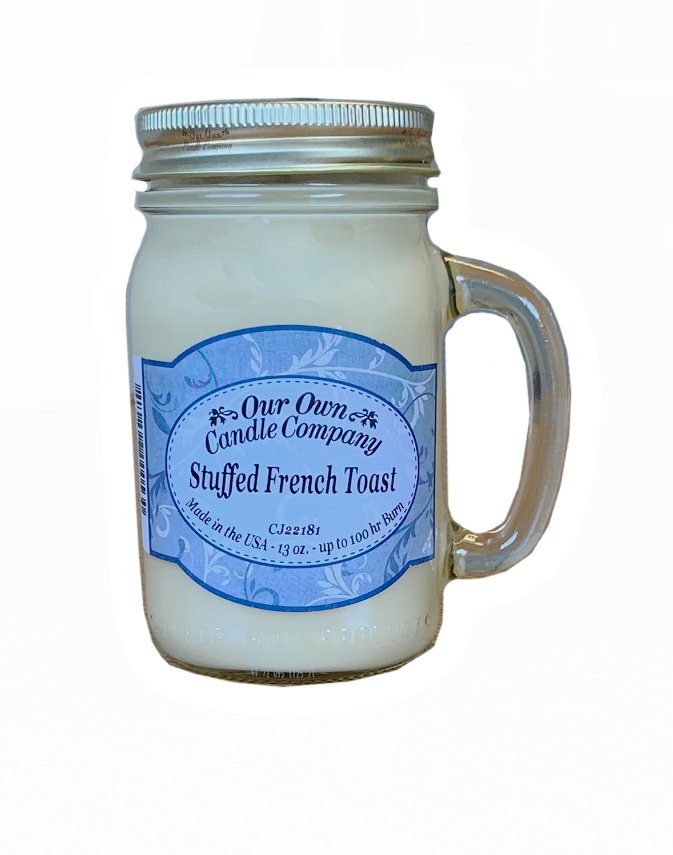 Stuffed French Toast 13 Oz. Mason Jar 
