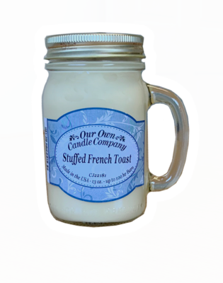 Stuffed French Toast 13 Oz. Mason Jar 