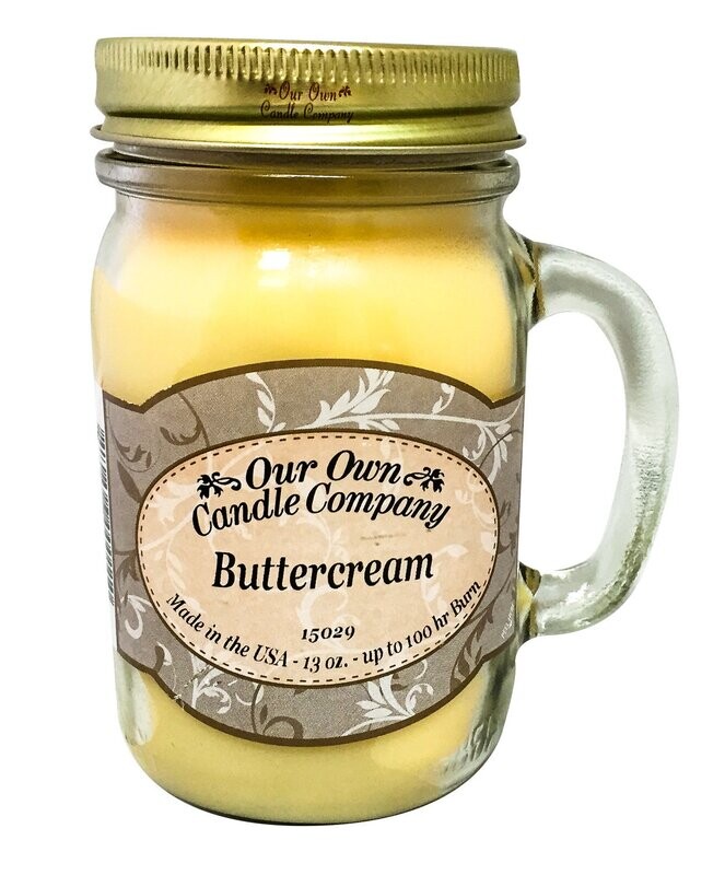 Buttercream 13 Oz. Mason Jar 