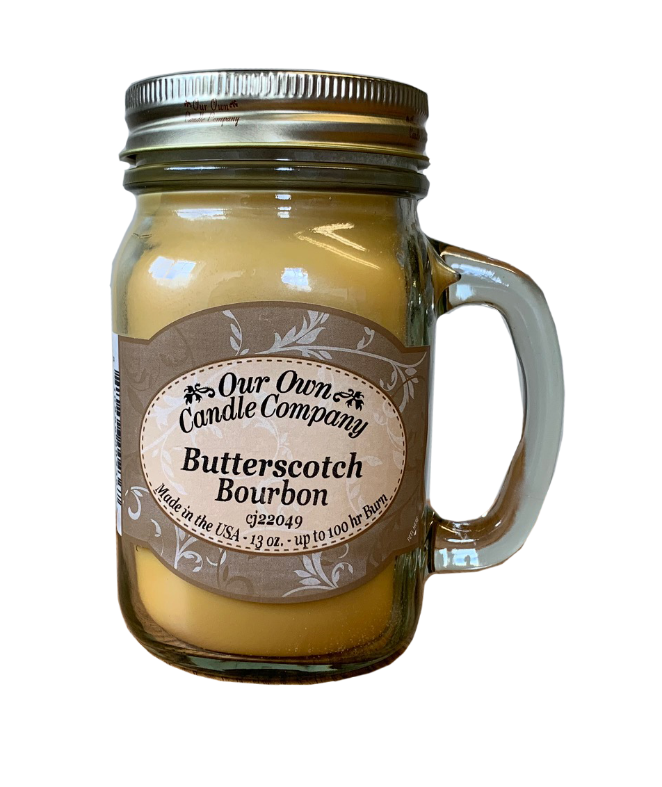 Butterscotch Bourbon 13 Oz. Mason Jar 
