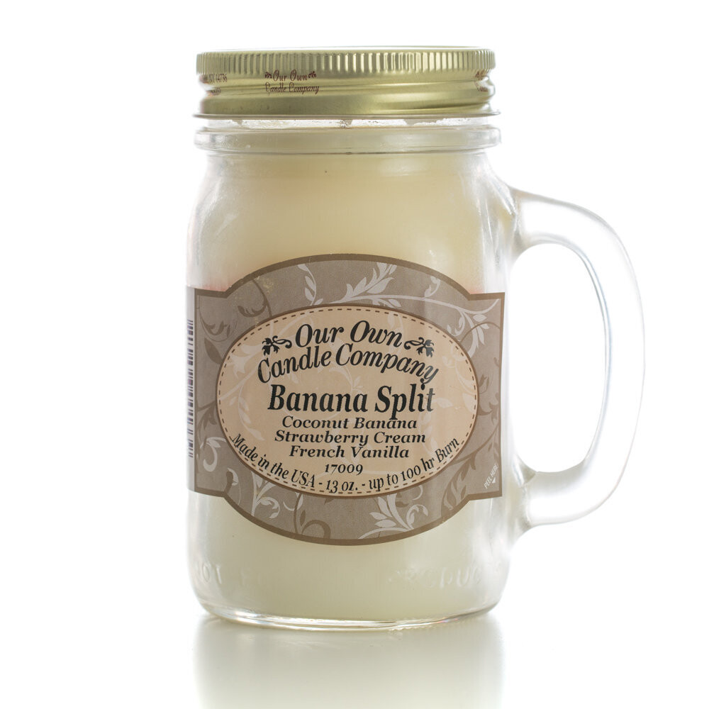 Banana Split 13 Oz. Mason Jar