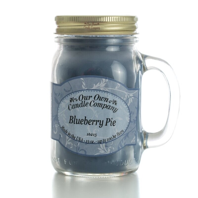Blueberry Pie 13 Oz. Mason Jar 