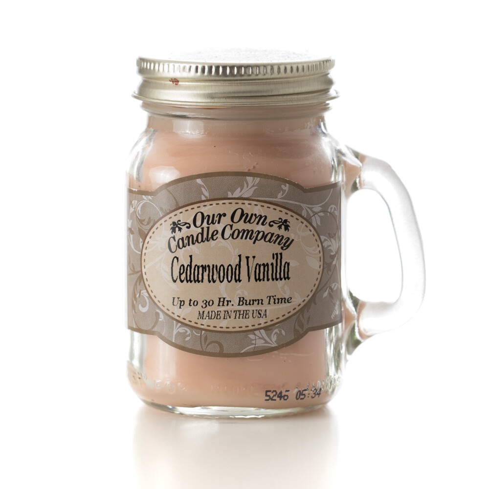Cedarwood Vanilla 13 Oz. Mason Jar 