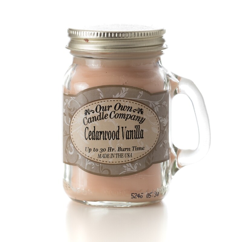 Cedarwood Vanilla 13 Oz. Mason Jar 