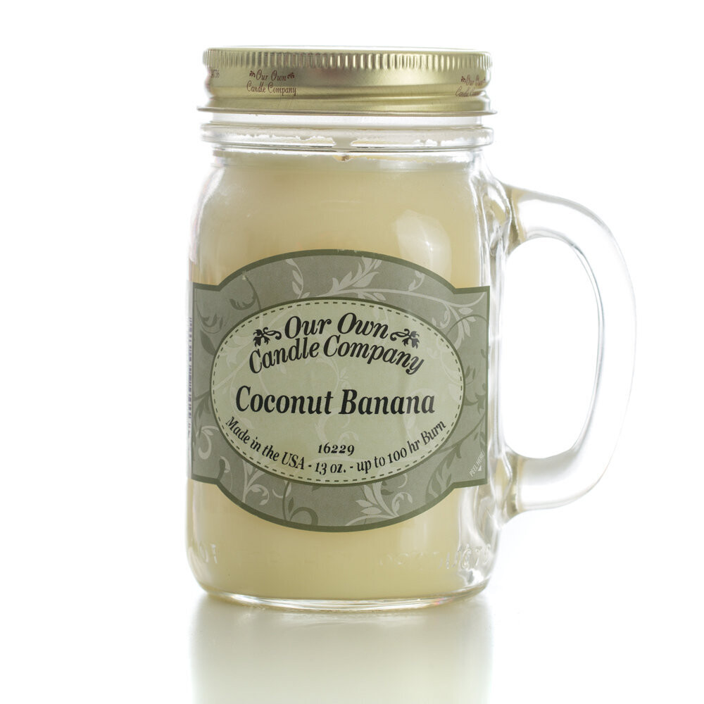 Coconut Banana 13 Oz. Mason Jar 