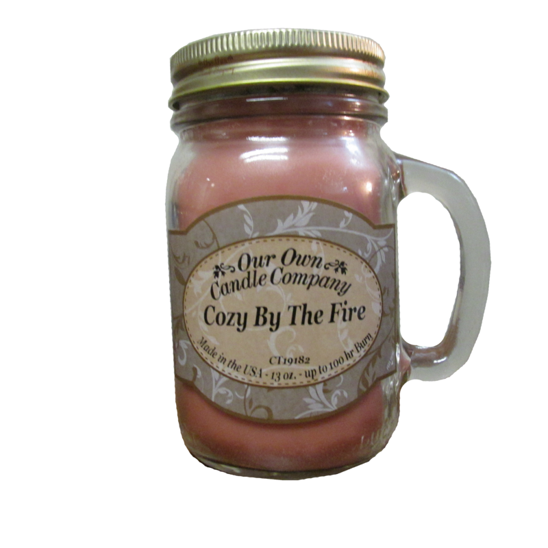Cozy By TheFire 13 Oz. Mason Jar