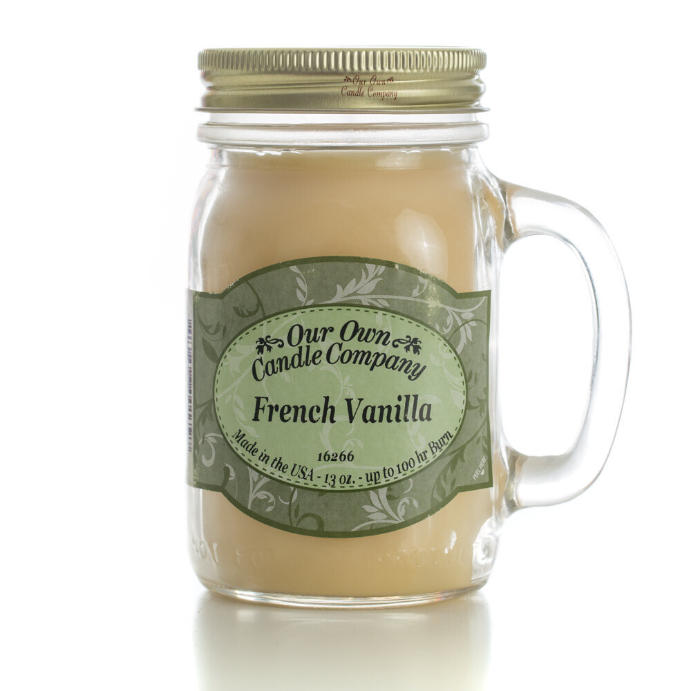 French Vanilla 13 Oz. Mason Jar