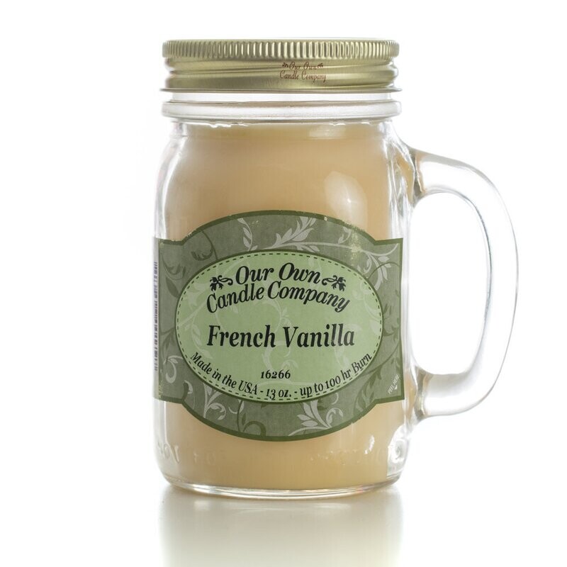 French Vanilla 13 Oz. Mason Jar