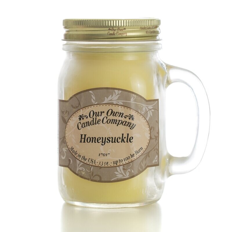 Honeysuckle 13 Oz. Mason Jar 
