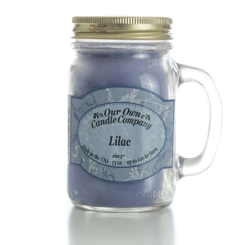 Lilac 13 Oz. Mason Jar 