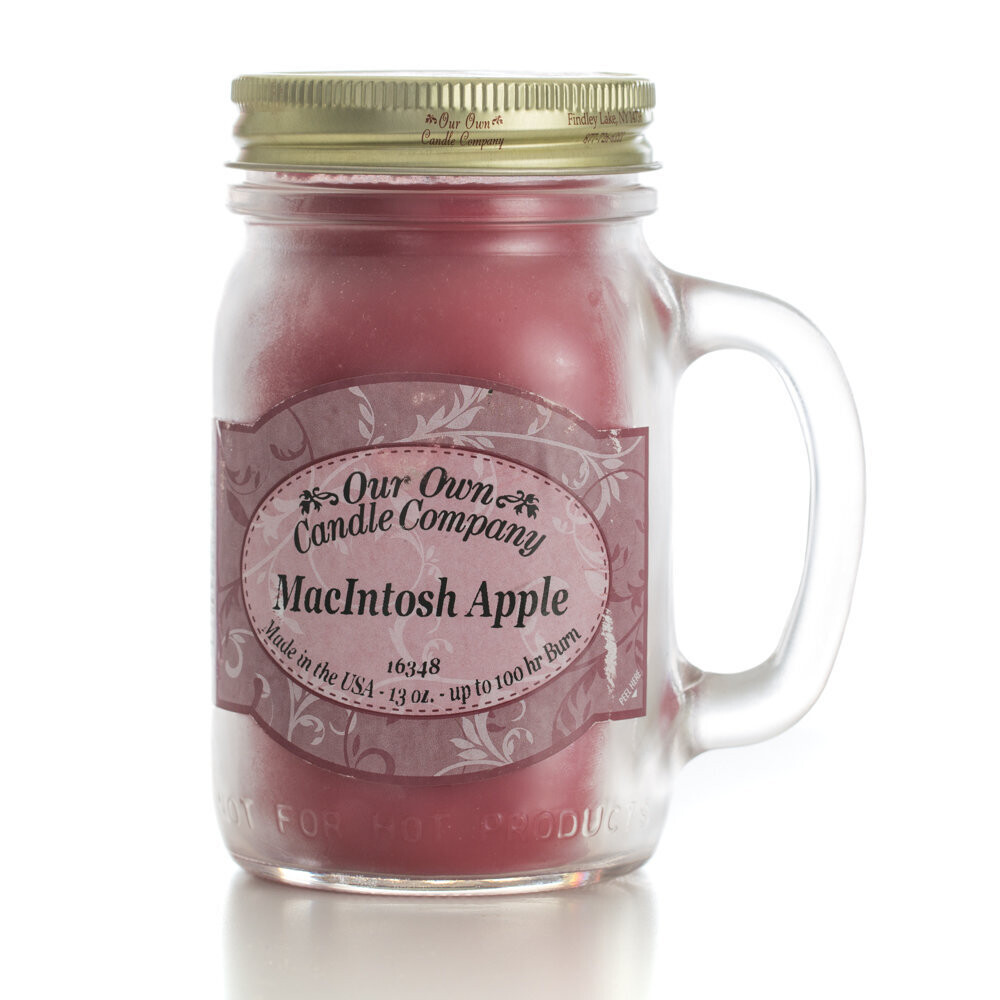 Macintosh Apple 13 Oz. Mason Jar 
