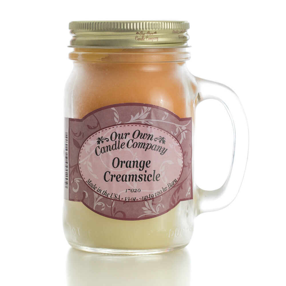 Orange Creamsicle 13 Oz. Mason Jar 
