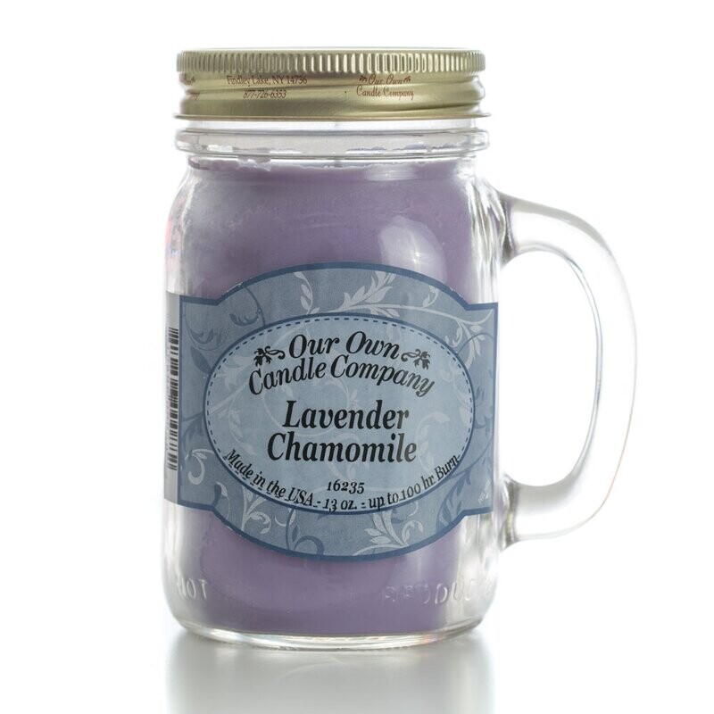 Lavender Camomile 13 Oz. Mason Jar 