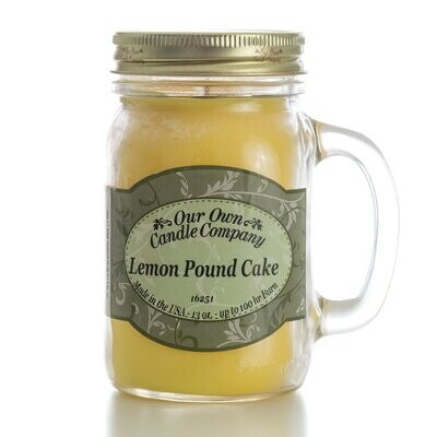 Lemon Pound Cake 13 Oz. Mason Jar