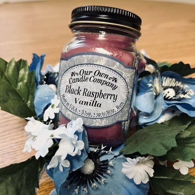 Copy of Mini Mason Candle Black Raspberry Vanila 