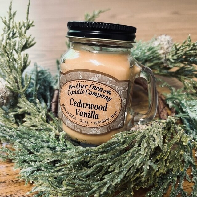 Cedarwood Vanilla Mini Mason