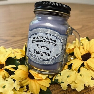 Tuscan Vineyard Mini Mason