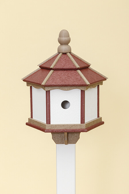 Handmade Poly 3 Hole PM Bird House (214-215)