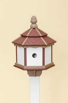 Handmade Poly 3 Hole PM Bird House (214-215)