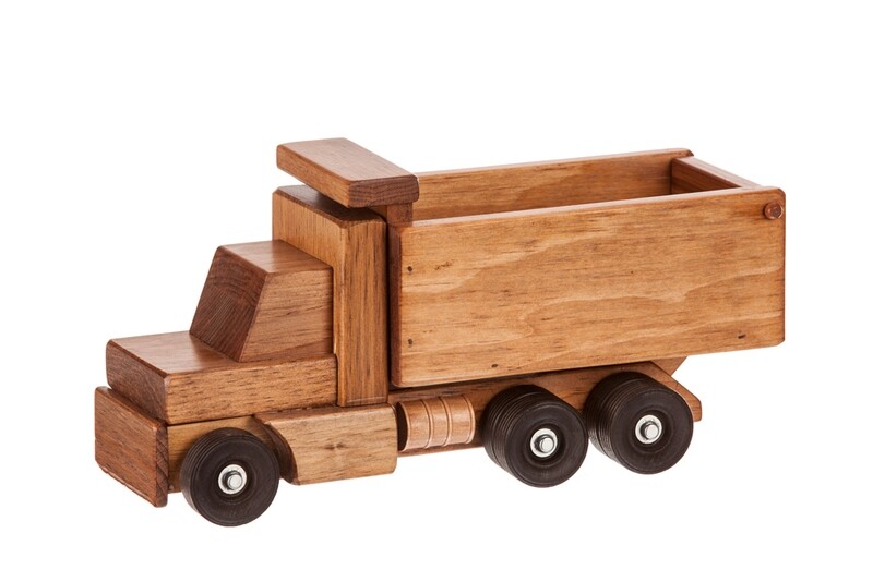 Handcrafted Wood Dump Truck