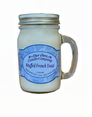 Stuffed French Toast 13 Oz. Mason Jar 