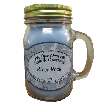 River Rock 13 Oz. Mason Jar 