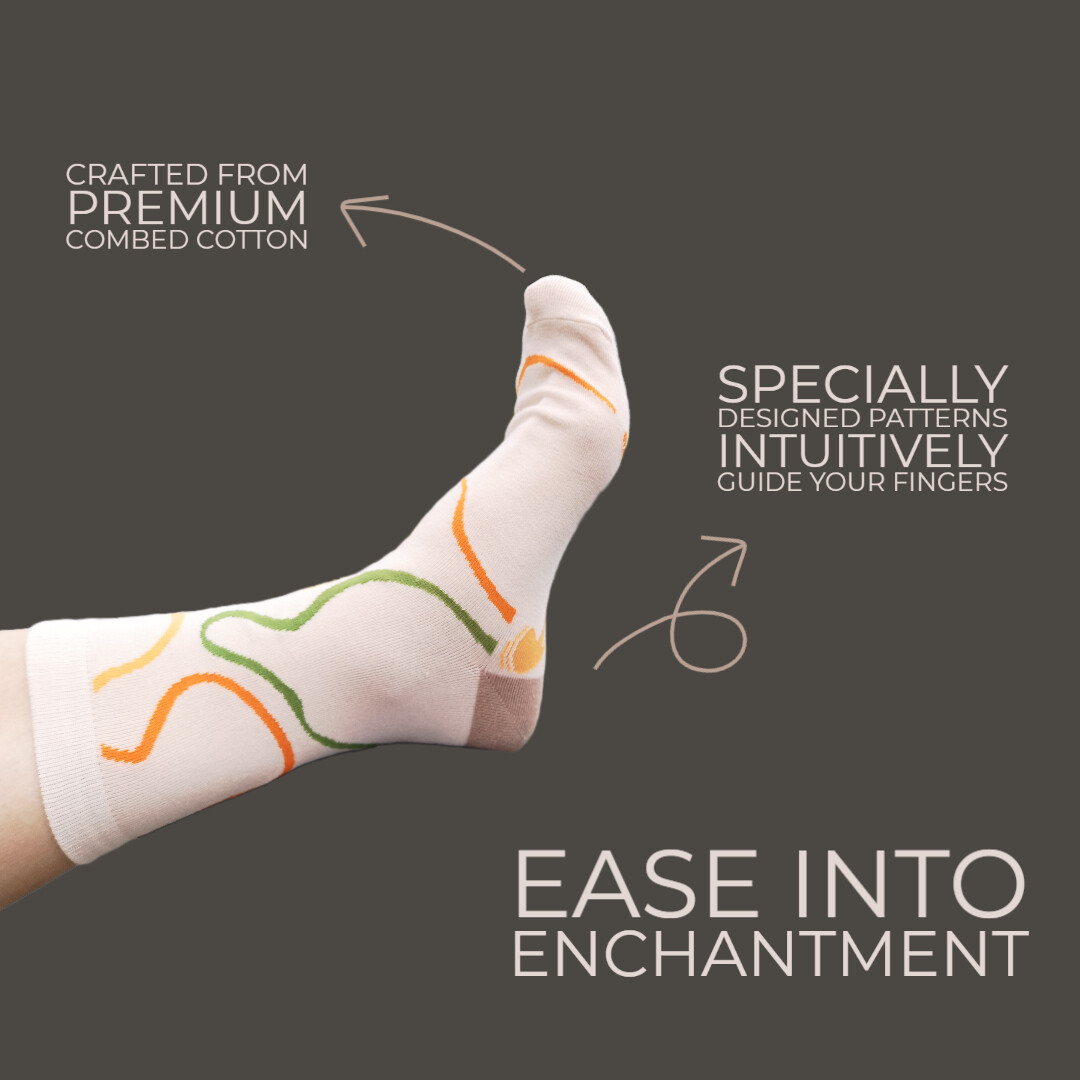 INSOMNIAWAY Designer Socks for Self-care - 1 pair