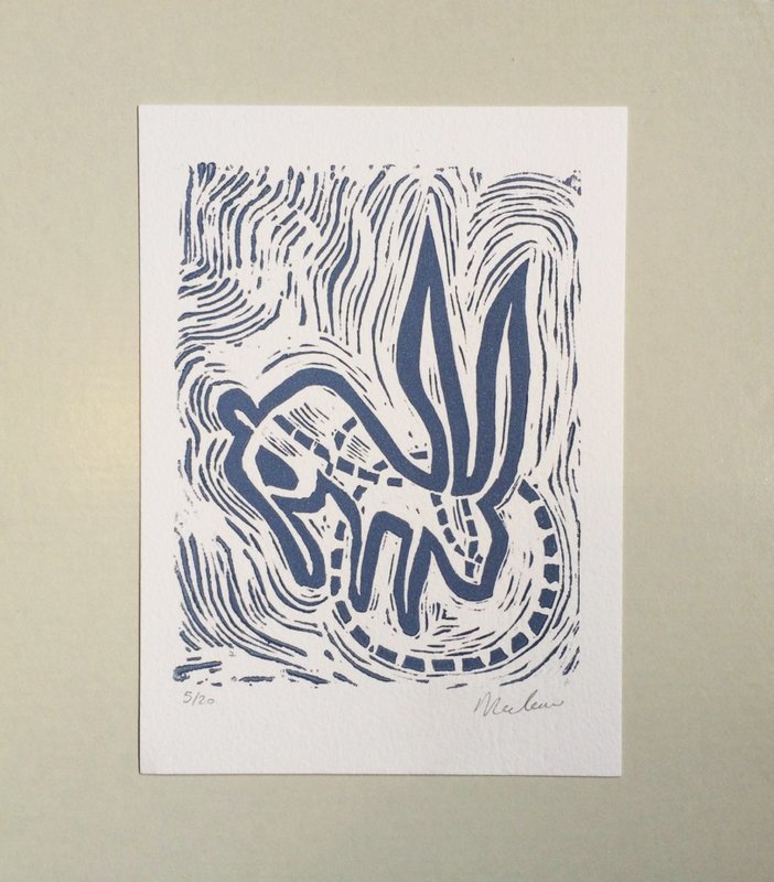 Eliza Rabbit - Forest Harmony Print - 13cm x 18cm​​