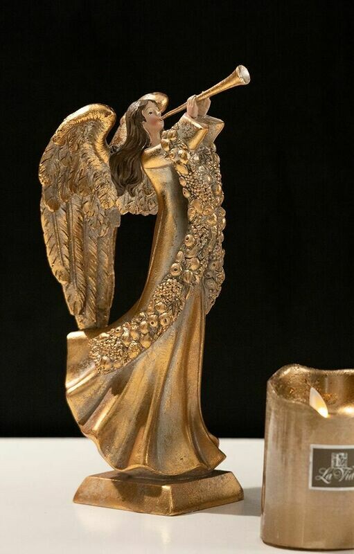 Engel m/trompet, guld