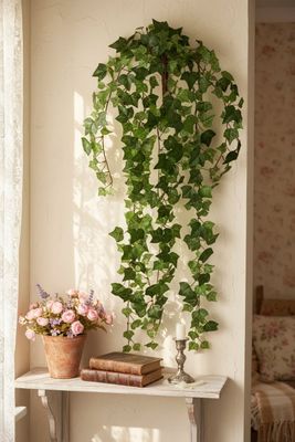 Kunstige, blomster og planter.