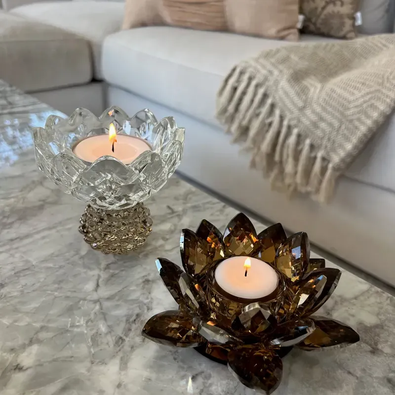 Lotusstage Amber H5/D12 cm.