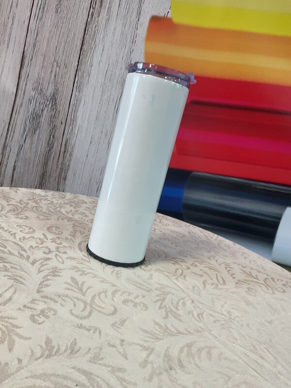 20 oz. Holographic White Blank Tumbler