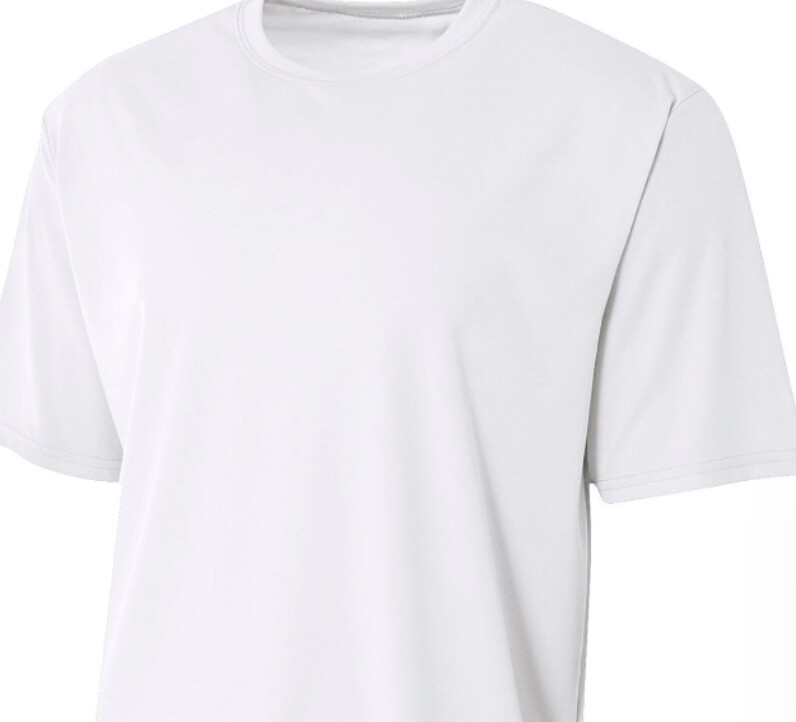 Blank (White) Polyester T-Shirt