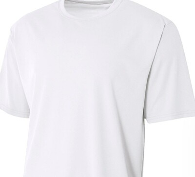 Blank (White) Polyester T-Shirt