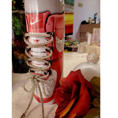 Rhinestone sneaker tumbler