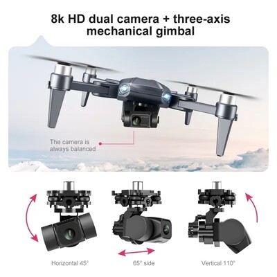 8k gps professional photography drone